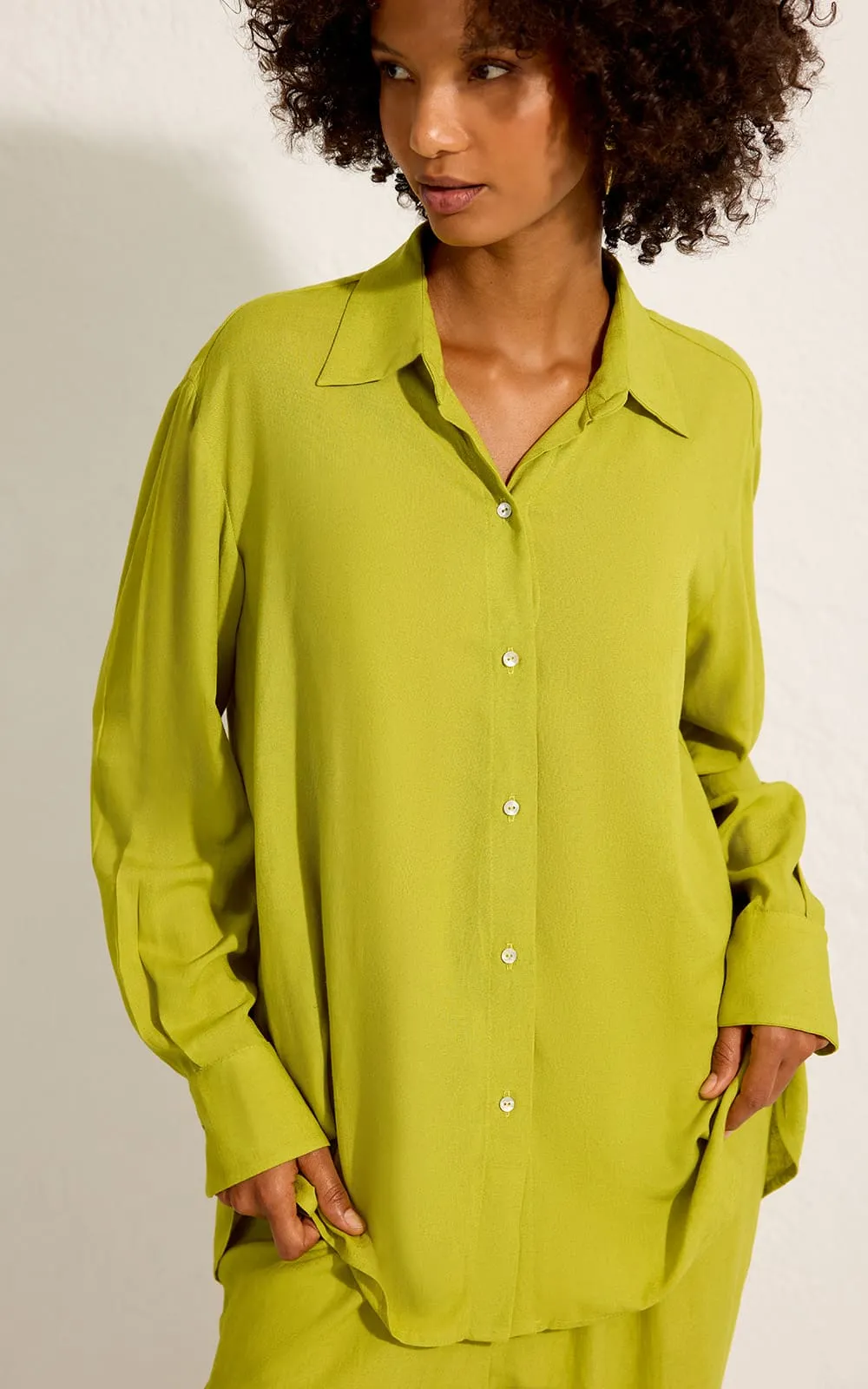 Camisa Easy Verde Horto