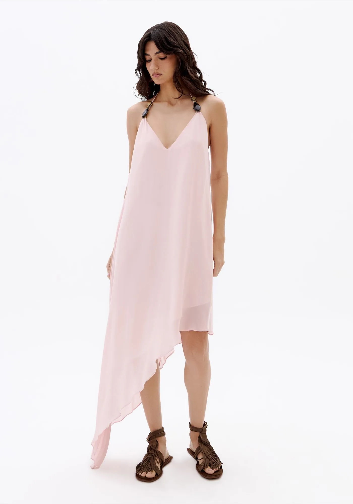 VESTIDO SUPER MIDI FRENTE UNICA